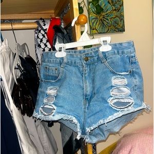 Size small Jean shorts. Unknown brand